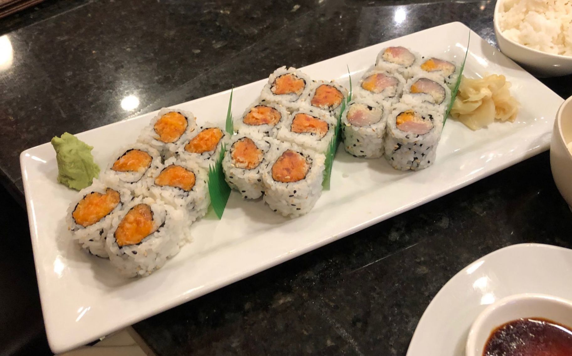 Hot Mama sushi at Yoshimama